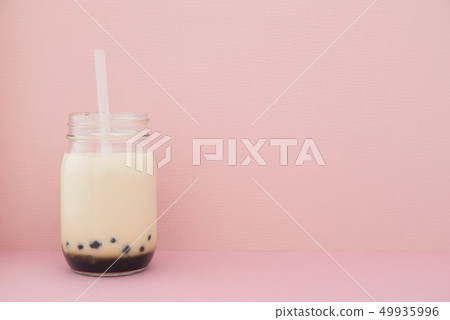 Black sugar tapioca milk Black sugar tapioca milk 49935996