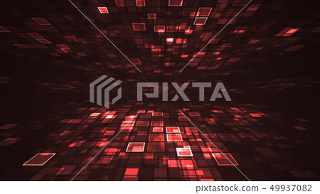 Abstract red light flashing Digital technology Abstract red light flashing Digital technology 49937082