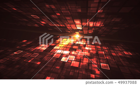 Abstract red light flashing Digital technology Abstract red light flashing Digital technology 49937088