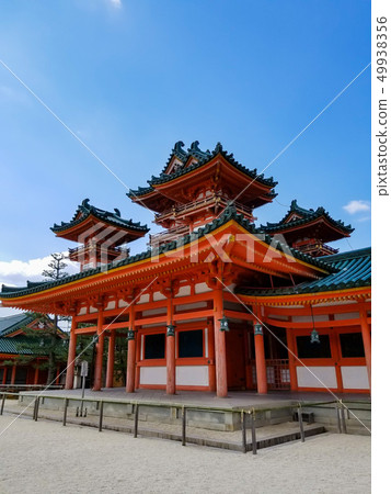 京都平安神宮神社悲傷凳 49938356