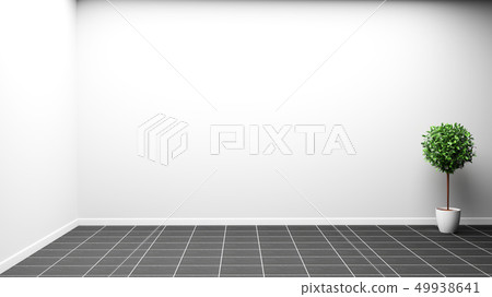 room interior design with white wall 49938641