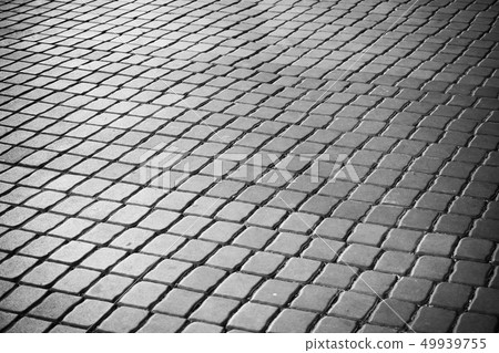 Mortar blog walkway. Black,white of architecruture 49939755