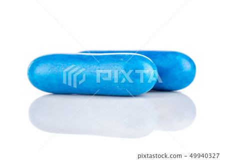 Licorice sweet comfit isolated on white 49940327