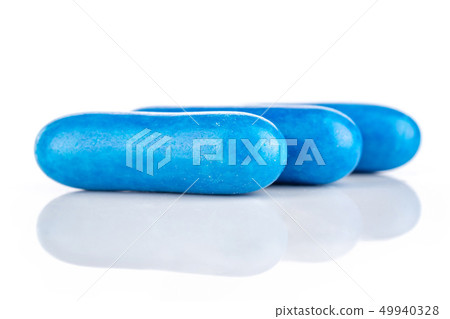Licorice sweet comfit isolated on white Licorice sweet comfit isolated on white 49940328