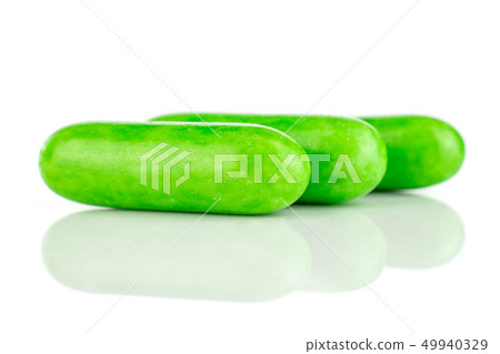 Licorice sweet comfit isolated on white Licorice sweet comfit isolated on white 49940329