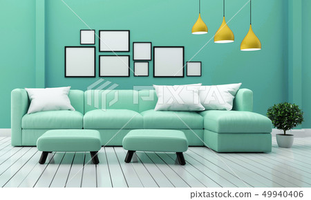 Minimal designs, living room interior with sofa Minimal designs, living room interior with sofa 49940406