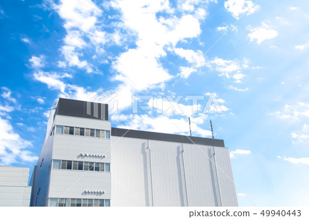 Landscape with office building Landscape with office building 49940443