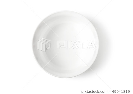 White porcelain dish White porcelain dish 49941819