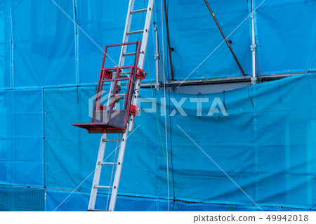 Unloading lift Electric ladder New construction site 49942018