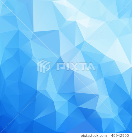 Blue Polygonal Mosaic Background  49942900