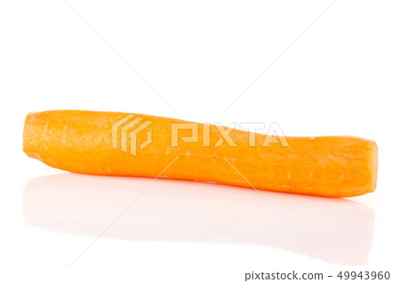Fresh orange carrot isolated on white Fresh orange carrot isolated on white 49943960