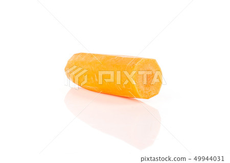 Fresh orange carrot isolated on white Fresh orange carrot isolated on white 49944031