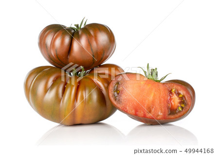 Fresh dark tomato primora isolated on white 49944168