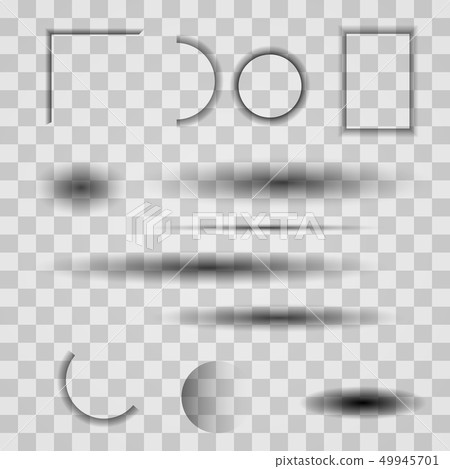 Shadow set.Vector illustration EPS10 49945701