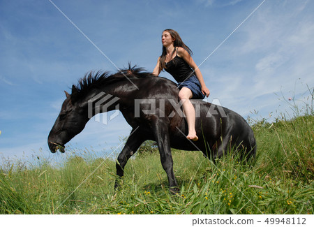 riding girl 49948112