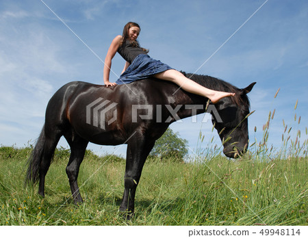 riding girl riding girl 49948114
