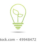 green eco energy concept, plant growing  49948472