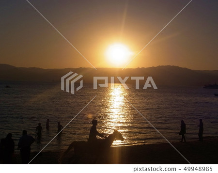 Middle east sunset jordan Middle east sunset jordan 49948985