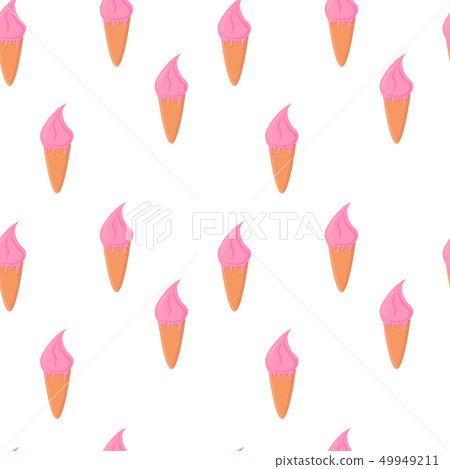 colorful ice cream seamless pattern. EPS 10. colorful ice cream seamless pattern. EPS 10. 49949211