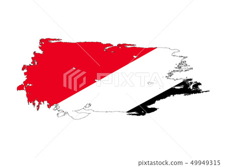 Grunge brush stroke with Sealand Principality Grunge brush stroke with Sealand Principality 49949315