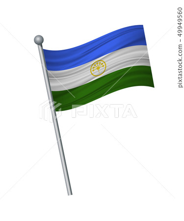 waving of flag on flagpole, Official colors and waving of flag on flagpole, Official colors and 49949560