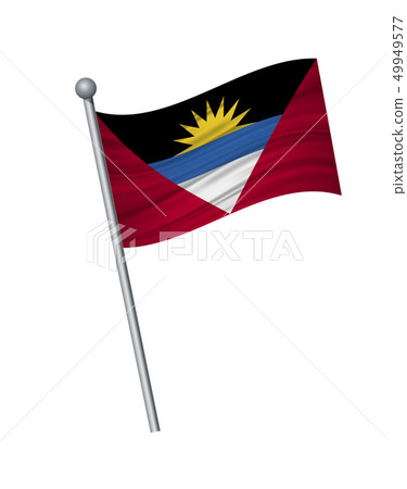 waving of flag on flagpole, Official colors and 49949577
