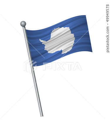 waving of flag on flagpole, Official colors and waving of flag on flagpole, Official colors and 49949578