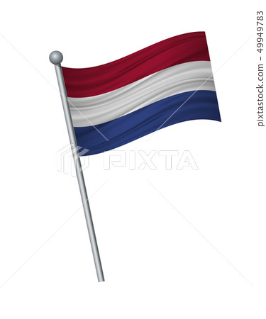 waving of flag on flagpole, Official colors and 49949783