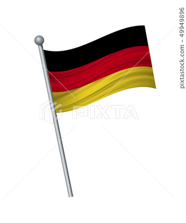 waving of flag on flagpole, Official colors and 49949896