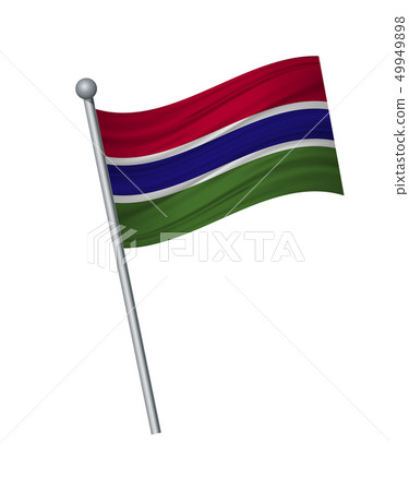 waving of flag on flagpole, Official colors and waving of flag on flagpole, Official colors and 49949898