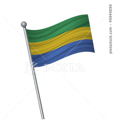 waving of flag on flagpole, Official colors and waving of flag on flagpole, Official colors and 49949899
