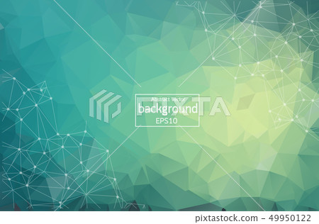 Geometric pastel Polygonal background molecule and 49950122