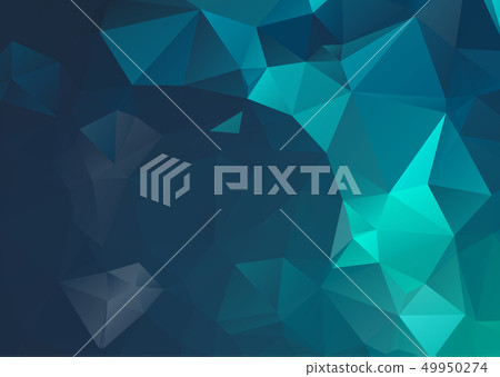 Blue Dark geometric rumpled triangular low poly 49950274