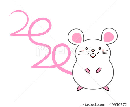 一種尾巴形狀為2020鼠標2020的鼠標 一種尾巴形狀為2020鼠標2020的鼠標 49950772