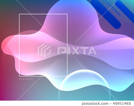 Stylish wavy banner design 49951468