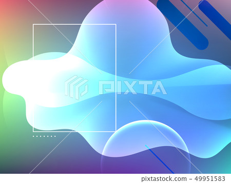 Stylish wavy banner design 49951583