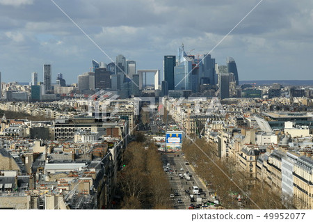 View of Paris from the Arc de Triomphe 49952077