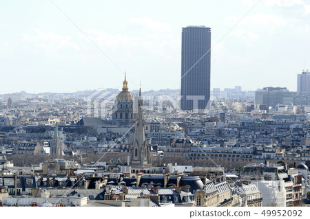 View of Paris from the Arc de Triomphe 49952092