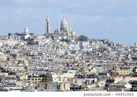 View of Paris from the Arc de Triomphe 49952093