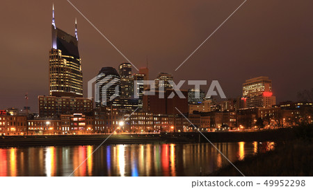 Nashville, Tennessee skyline after dark 49952298