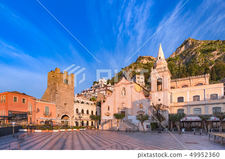 Piazza IX Aprile, Taormina, Sicily, Italy 49952360