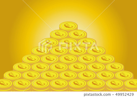Money making, european currency, treasure, gold coin, financial business image, radiation, concentration line, coin, euro, european, exchange 49952429