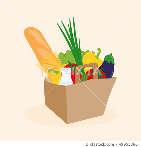 products in paper bag products in paper bag 49953360