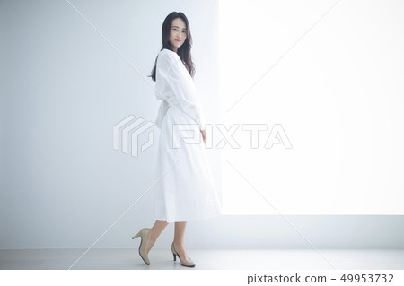 White one piece woman 49953732