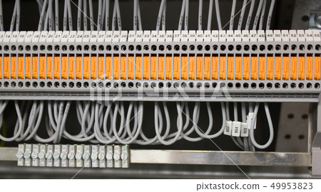 Wiring terminal with knife switch Wiring terminal with knife switch 49953823
