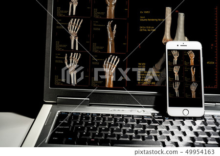 Medical and computer image 49954163