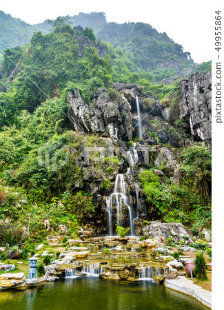 Waterfall at Hang Mua Cave at Trang An, Vietnam 49955864