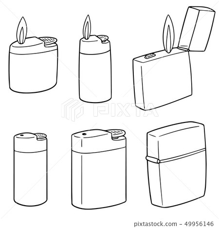 vector set of lighter 49956146