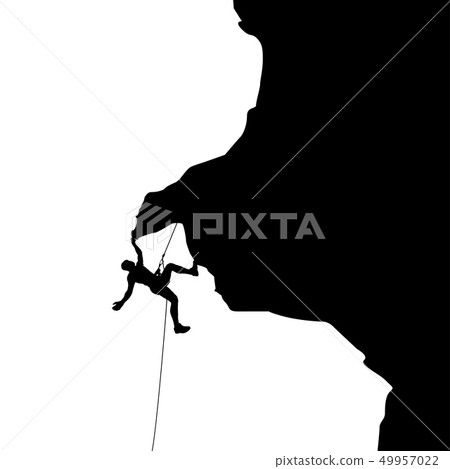 climber in rocks 03 climber in rocks 03 49957022