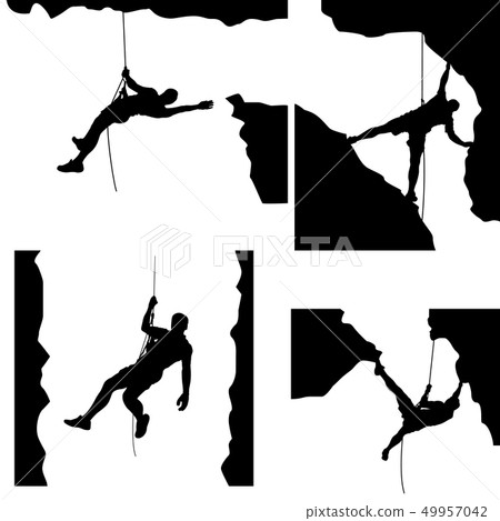 climber in rocks 03 49957042